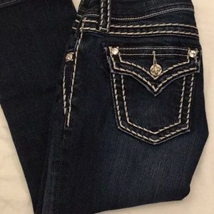 Miss Me Boot Cut Jeans, Size 24